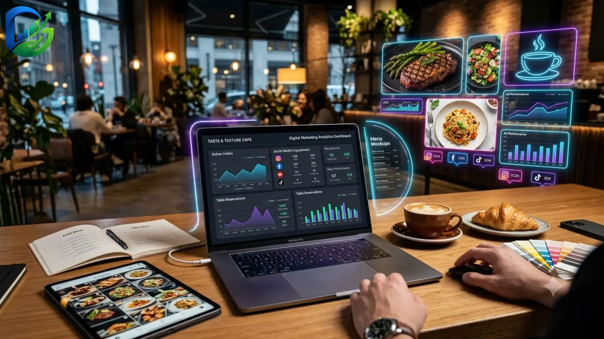 Digital marketing for restaurants and cafes