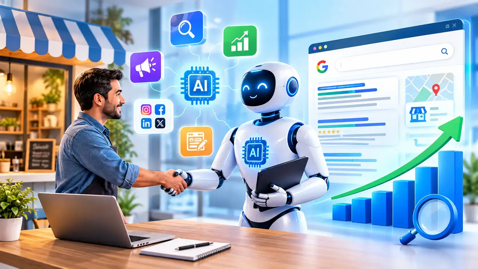 Why Small Businesses are Partnering with an AI Digital Marketing Agency to Dominate Search Engines